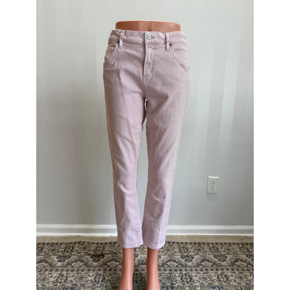 CITIZENS OF HUMANITY Elsa Women’s Light Pink Slim Fit Crop Jeans Sz 29
